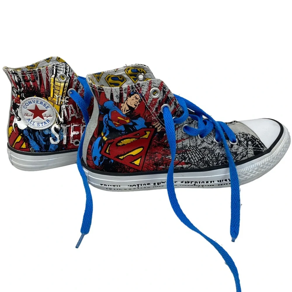 Converse All Star Chuck Taylor High Top Superman DC Comics Youth US Size 2
